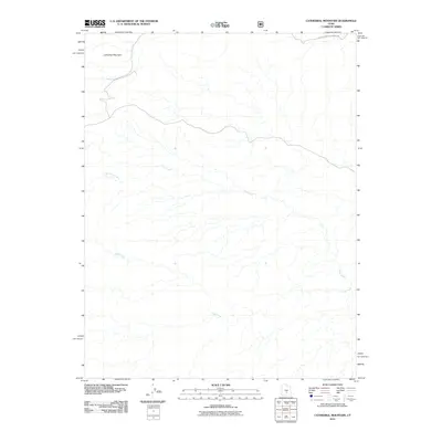 2011 Map of Cathedral Mountain, 2011 Print