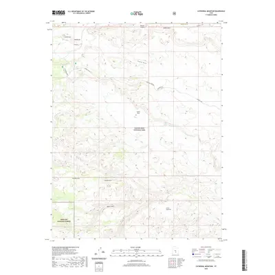 2020 Map of Cathedral Mountain, 2020 Print