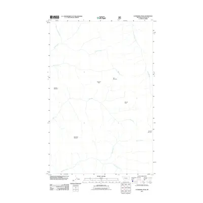 2011 Map of Cathedral Peak, 2011 Print