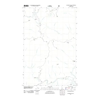 2011 Map of Cathedral Peak, 2011 Print