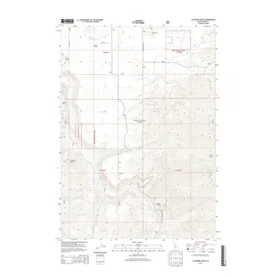 2013 Map of Cathedral Rocks, 2013 Print