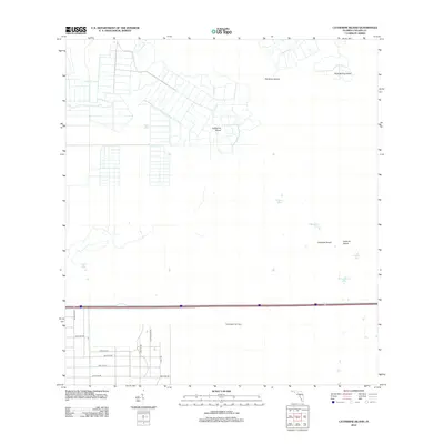 2012 Map of Catherine Island, 2012 Print