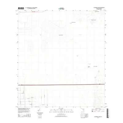 2015 Map of Catherine Island, 2015 Print