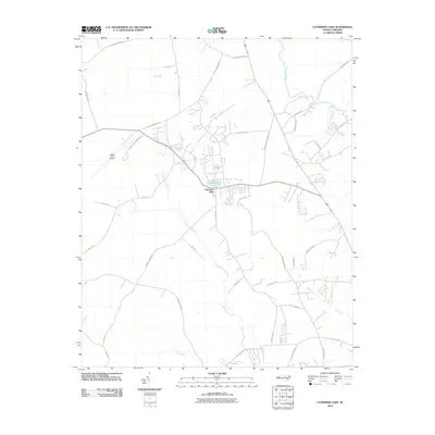 2010 Map of Catherine Lake, 2010 Print