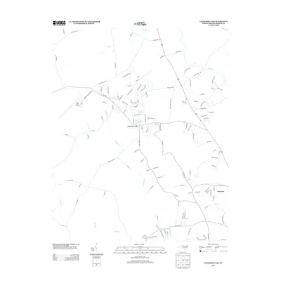 2013 Map of Catherine Lake, 2013 Print