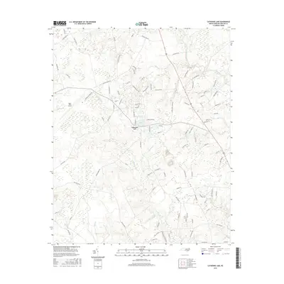 2016 Map of Catherine Lake, 2016 Print