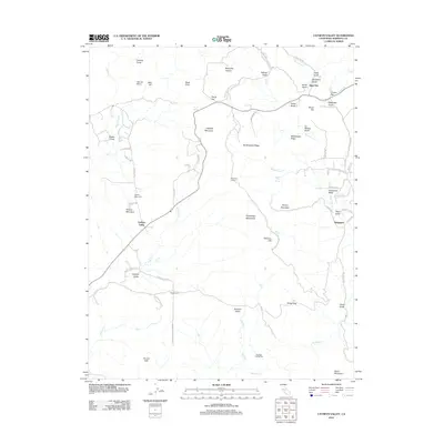 2012 Map of Catheys Valley, 2012 Print