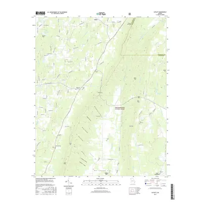 2017 Map of Catlett, 2017 Print
