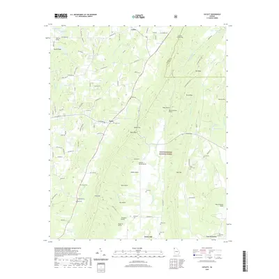 2020 Map of Catlett, 2020 Print