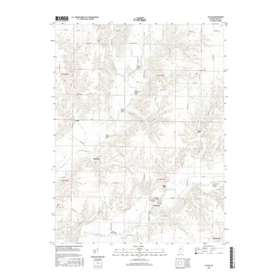2016 Map of Catlin, 2016 Print