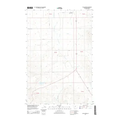 2014 Map of Catlin Spring, 2014 Print