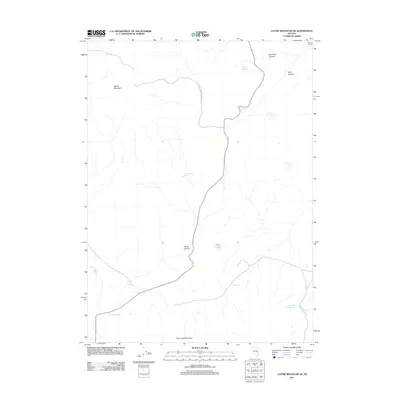 2011 Map of Catnip Mountain SE, 2011 Print