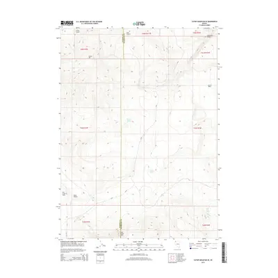 2015 Map of Catnip Mountain SE, 2015 Print