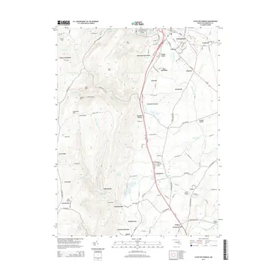 2014 Map of Catoctin Furnace, 2014 Print