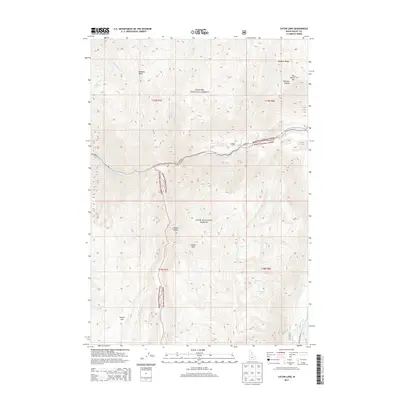 2013 Map of Caton Lake, 2013 Print