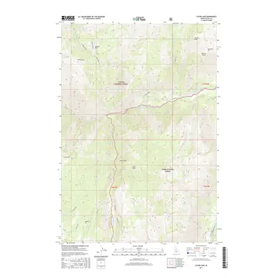2017 Map of Caton Lake, 2017 Print