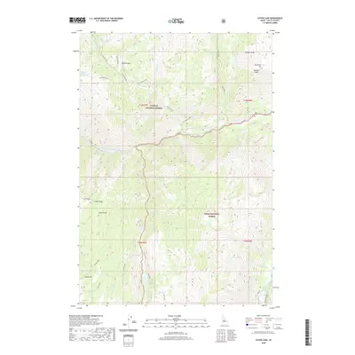 2020 Map of Caton Lake, 2020 Print