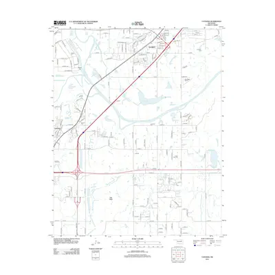2012 Map of Catoosa, 2012 Print