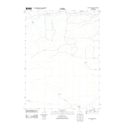 2012 Map of Cattail Ranch, 2012 Print