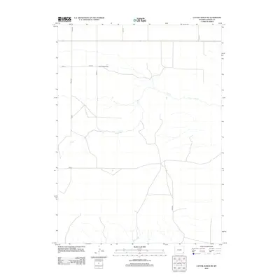 2012 Map of Cattail Ranch NE, 2012 Print