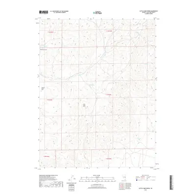 2018 Map of Cattle Camp Spring, 2018 Print