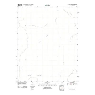 2011 Map of Cattle Canyon, 2011 Print