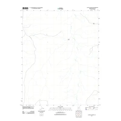 2011 Map of Cattle Canyon, 2011 Print