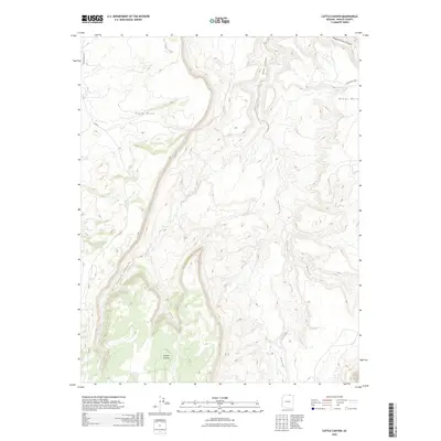 2026 Map of Cattle Canyon, 2026 Print