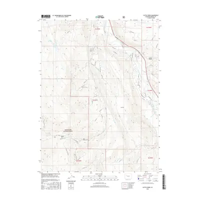 2016 Map of Cattle Creek, 2016 Print