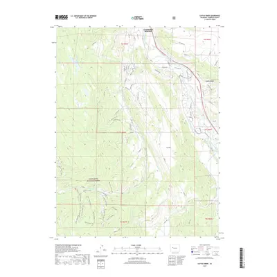 2019 Map of Cattle Creek, 2019 Print