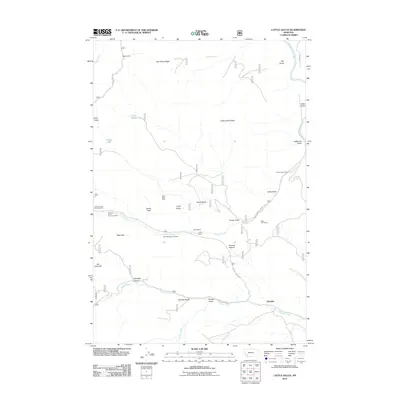 2011 Map of Cattle Gulch, 2011 Print