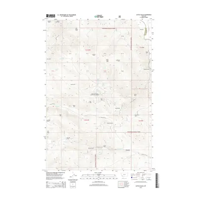 2014 Map of Cattle Gulch, 2014 Print