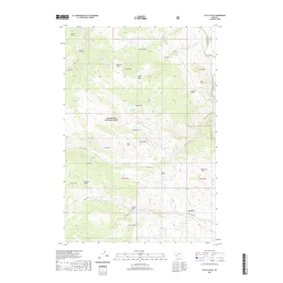 2020 Map of Cattle Gulch, 2020 Print