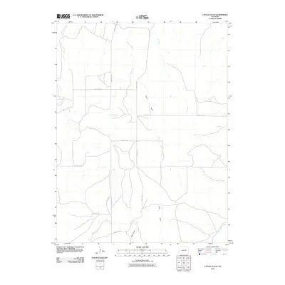 2010 Map of Cattle Gulch, 2010 Print