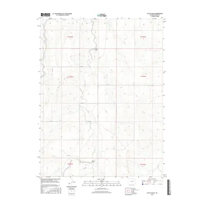 2016 Map of Cattle Gulch, 2016 Print