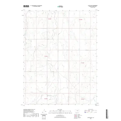 2019 Map of Cattle Gulch, 2019 Print