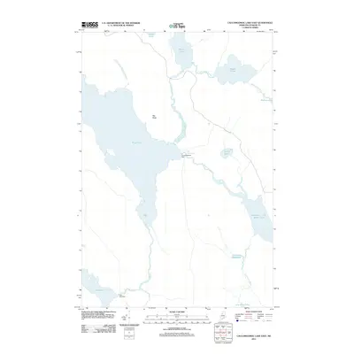2011 Map of Caucomgomoc Lake East, 2011 Print