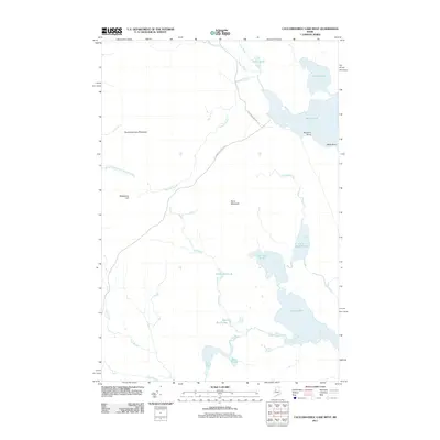 2011 Map of Caucomgomoc Lake West, 2011 Print