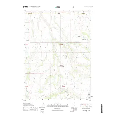 2018 Map of Caudle Creek, 2018 Print