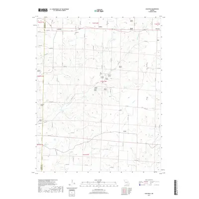 2017 Map of Caulfield, 2017 Print