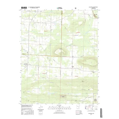 2017 Map of Caulksville, 2017 Print