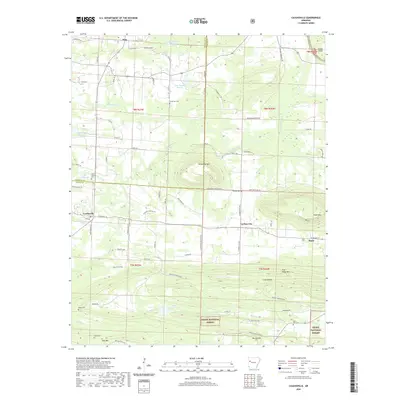 2020 Map of Caulksville, 2020 Print
