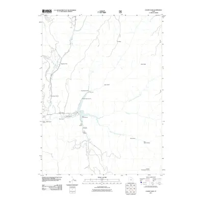2011 Map of Causey Dam, 2011 Print