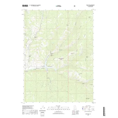 2020 Map of Causey Dam, 2020 Print