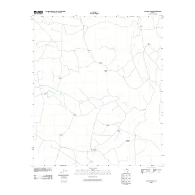 2010 Map of Causey Draw, 2010 Print