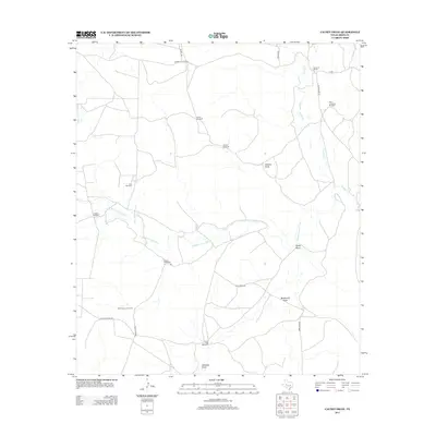 2012 Map of Causey Draw, 2012 Print