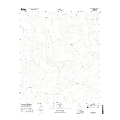 2016 Map of Causey Draw, 2016 Print