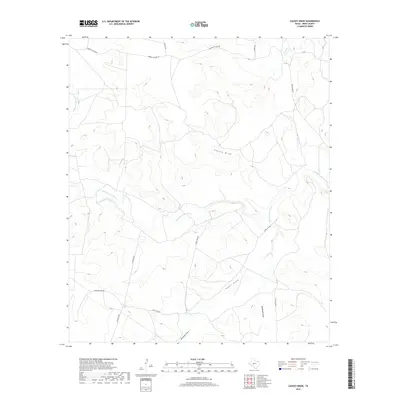 2019 Map of Causey Draw, 2019 Print