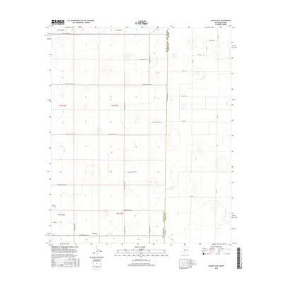2017 Map of Causey East, 2017 Print