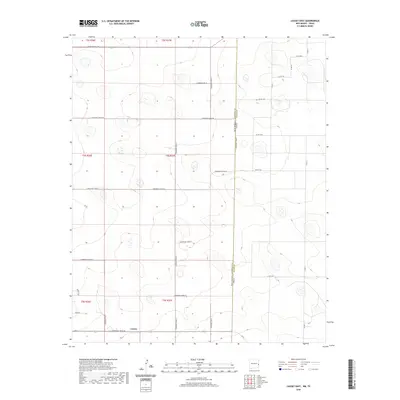2020 Map of Causey East, 2020 Print